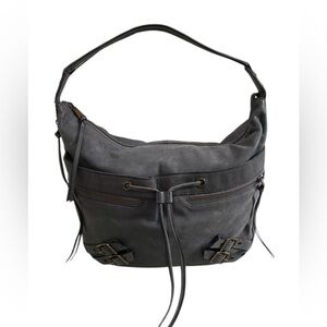 Joelle Hawkens genuine leather drawstring hobo bag